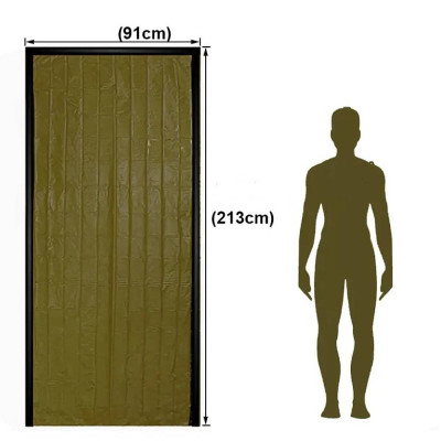 Emergency thermal sleeping bag