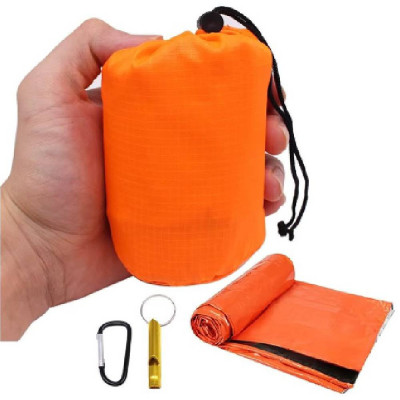 Emergency thermal sleeping bag