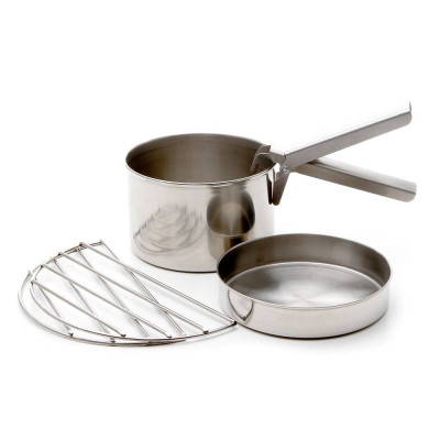 "Trekker" set, stainless steel