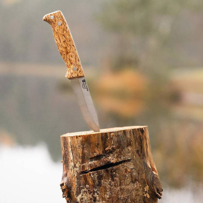 Ranger Puukko M07 14C28N, Full Tang, bříza, kožené pouzdro