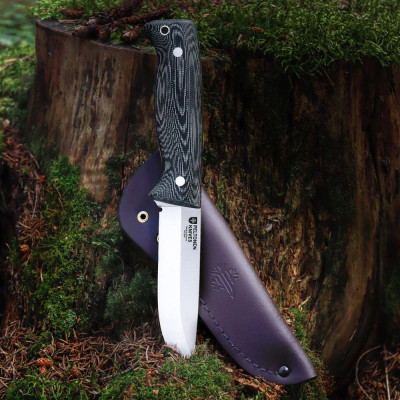 Ranger Puukko M07 14C28N, Full Tang, Micarta, kožené puzdro