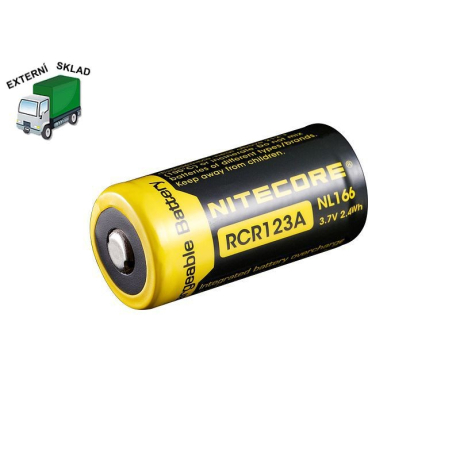 Battery RCR123A, 650mAh