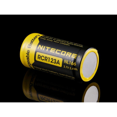Baterie RCR123A, 650mAh