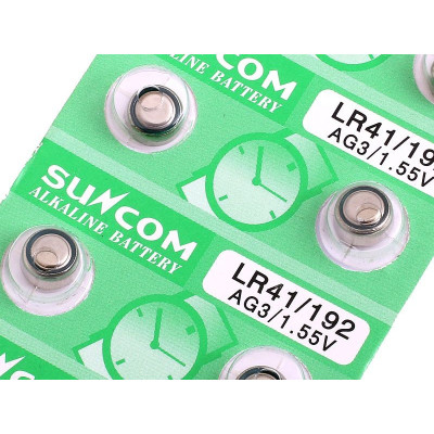 Batterien LR41, 192, AG3