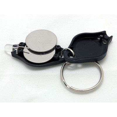 LED klíčenka - černá