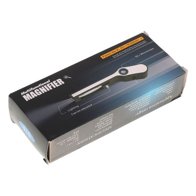 Kapesní lupa 3/10/55x 6v1