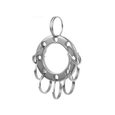 Key ring with eight rings