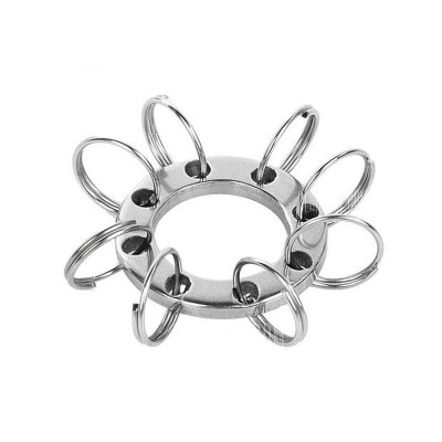 Schlüsselanhänger mit acht Ringen
