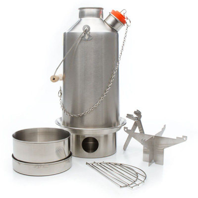 "Base Camp" set, stainless steel