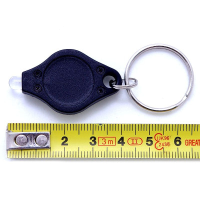 LED klíčenka - černá