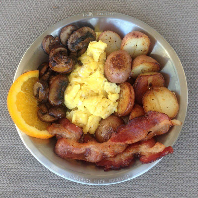 Stainless steel plate (2pcs)