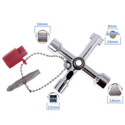 6in1 universal key for junction boxes
