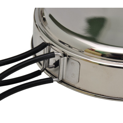 Stainless steel camping utensils five-piece