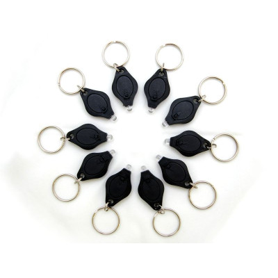 LED klíčenka - černá