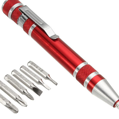 Pocket multi screwdriver 8in1