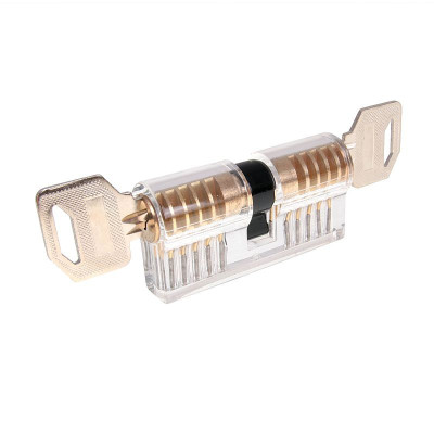 LockPick zestaw 15in1 ostrzy + 3x przezroczysty zamek