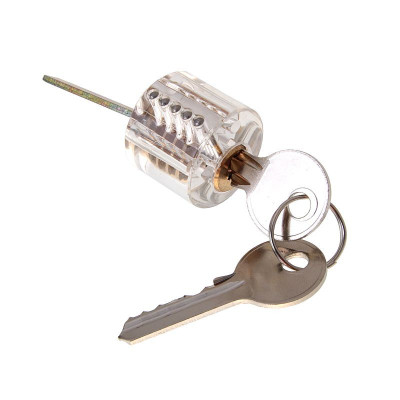 LockPick zestaw 15in1 ostrzy + 3x przezroczysty zamek