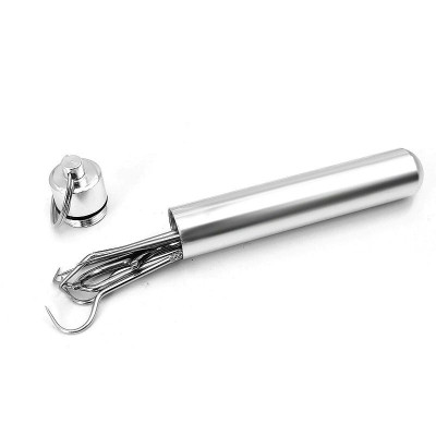 Set of metal toothpicks in case