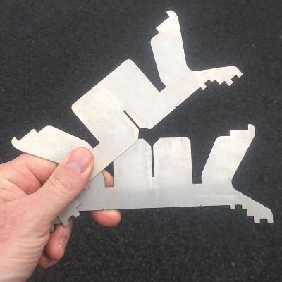 Aluminiumhalterung für den Wasserkocher