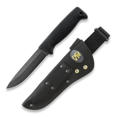 Ranger Puukko, kožené puzdro, znak Leva