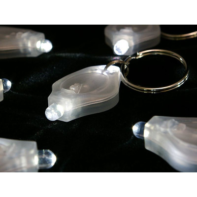 LED keyring - white