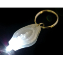 LED klíčenka - bílá