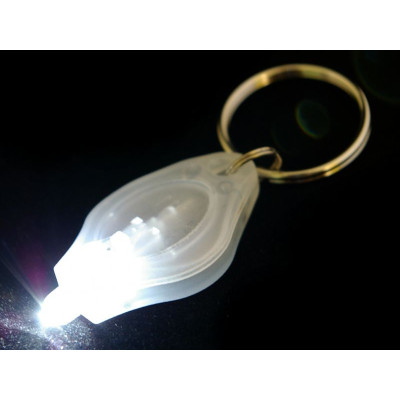 LED keyring - white